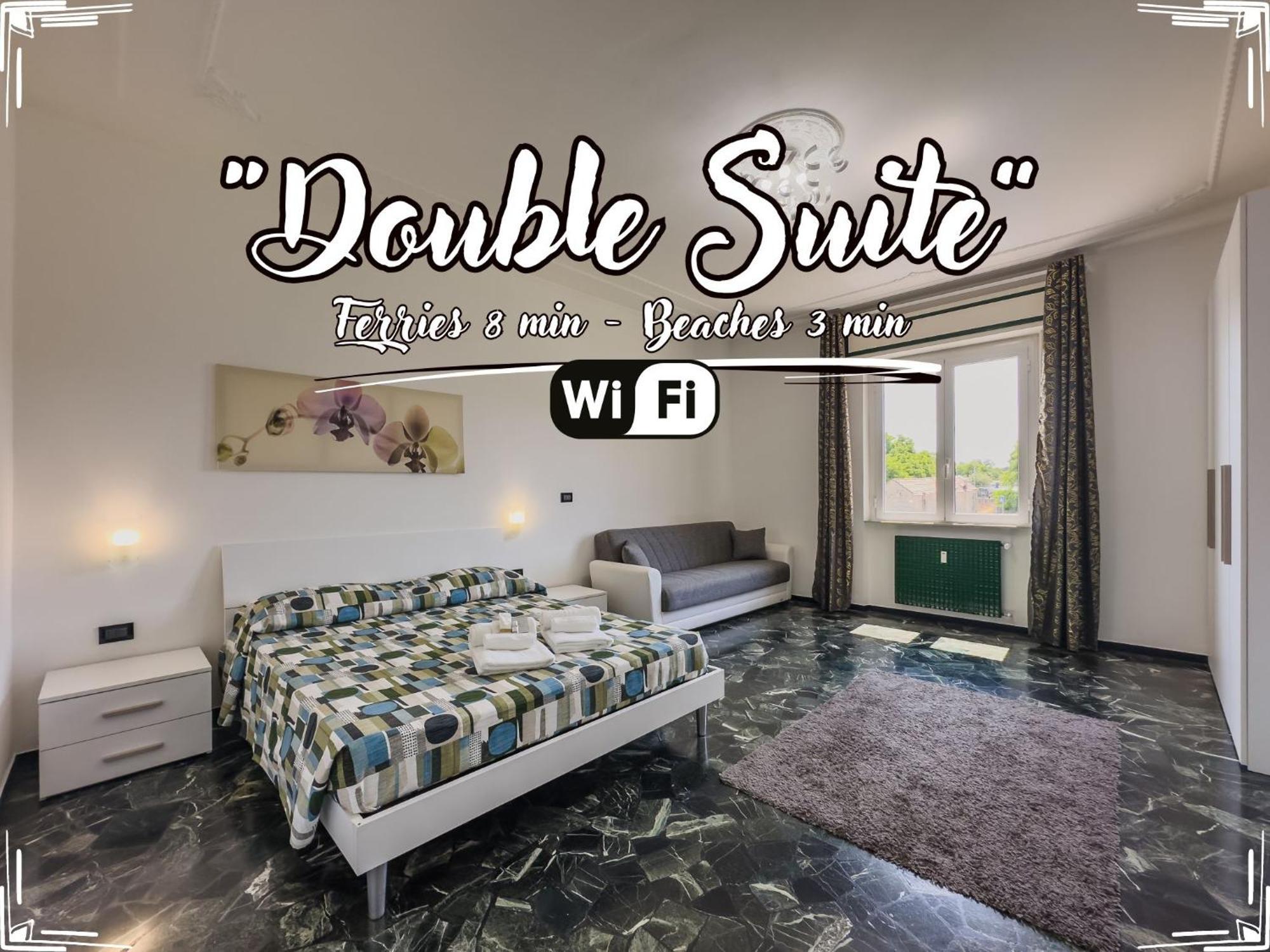 Double Suite - Ferries 7 Min - Beaches 3 Min Quiliano ภายนอก รูปภาพ